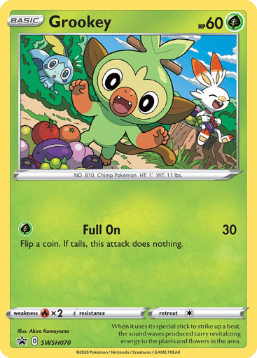 Grookey - SWSH Black Star Promos SWSH070