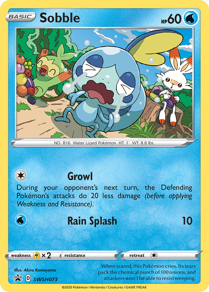 Sobble – SWSH Black Star Promos SWSH073 Pokémon card