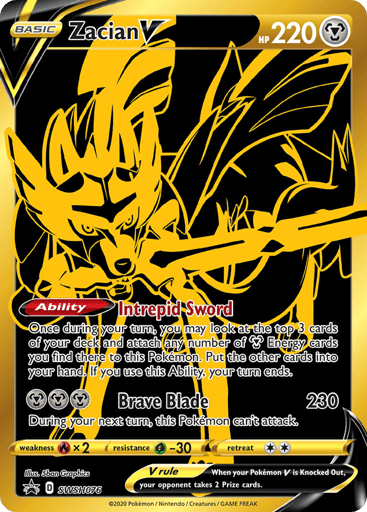 Zacian V - SWSH Black Star Promos SWSH076
