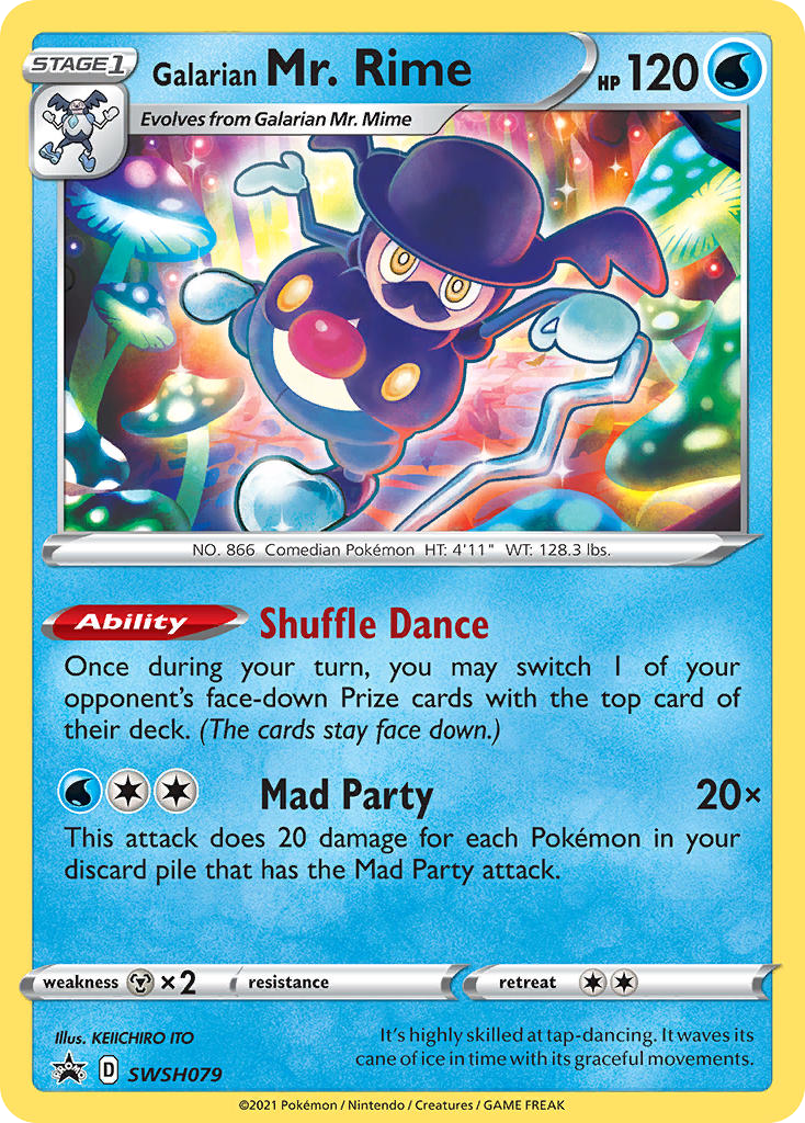 Galarian Mr. Rime – SWSH Black Star Promos SWSH079 Pokémon card