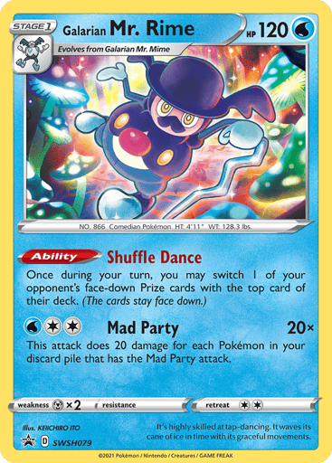 Galarian Mr. Rime - SWSH Black Star Promos SWSH079