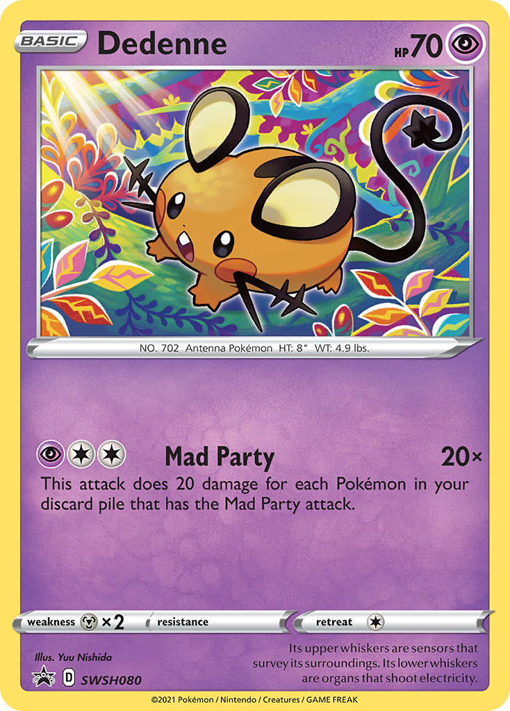 Dedenne – SWSH Black Star Promos SWSH080 Pokémon card