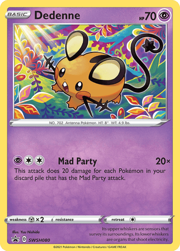 Dedenne - SWSH Black Star Promos SWSH080