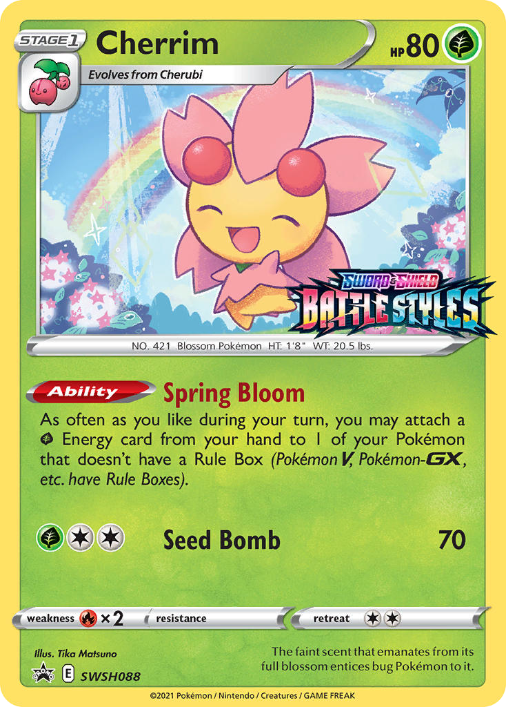 Cherrim – SWSH Black Star Promos SWSH088 Pokémon card