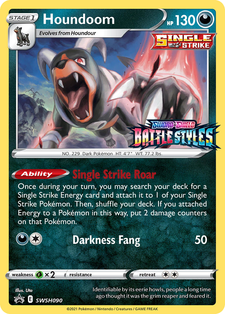 Houndoom – SWSH Black Star Promos SWSH090 Pokémon card