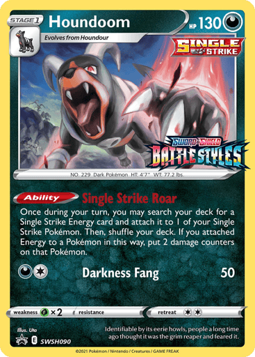 Houndoom - SWSH Black Star Promos SWSH090