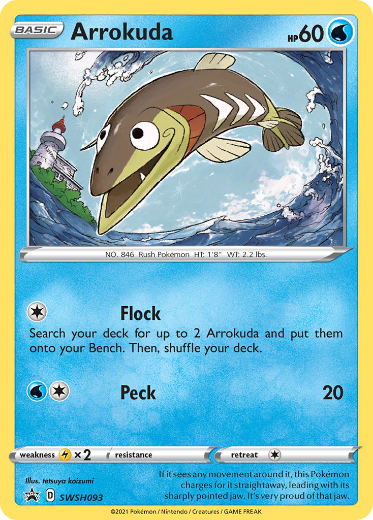 Arrokuda – SWSH Black Star Promos SWSH093 Pokémon card