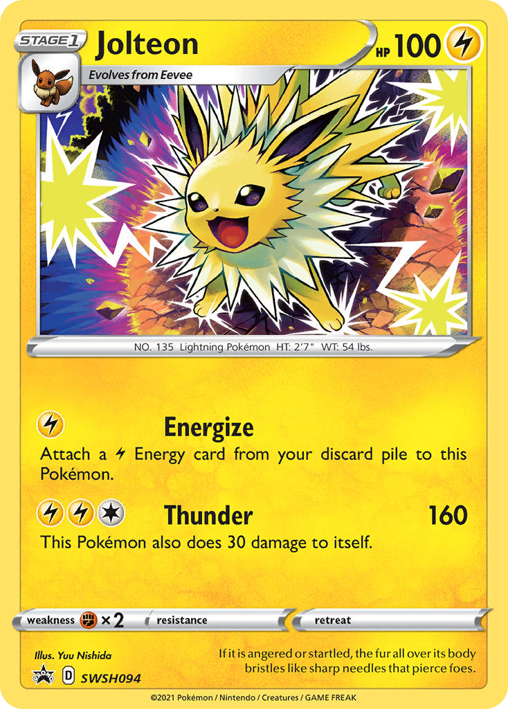 Jolteon – SWSH Black Star Promos SWSH094 Pokémon card