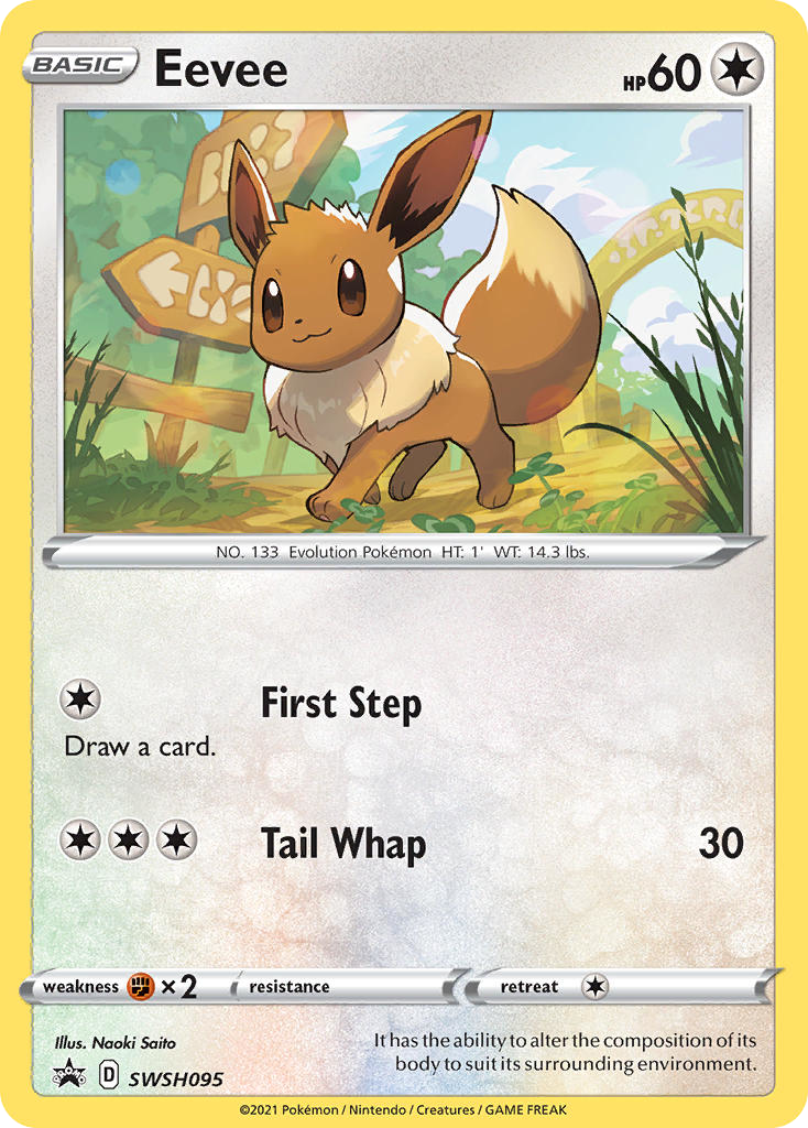 Eevee – SWSH Black Star Promos SWSH095 Pokémon card