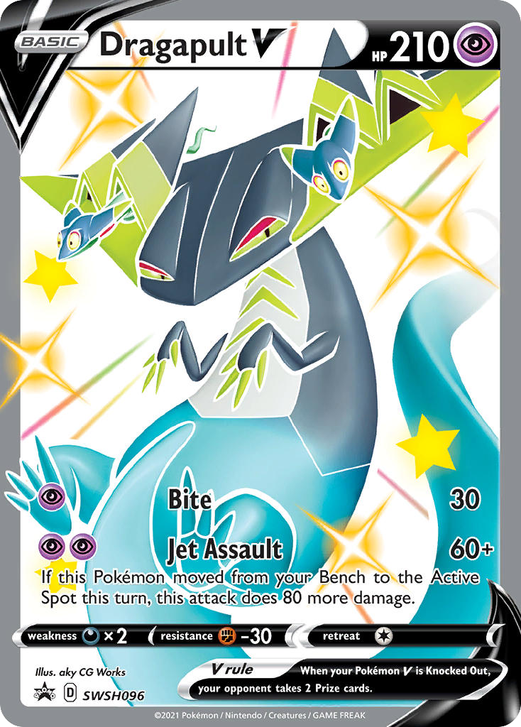 Dragapult V – SWSH Black Star Promos SWSH096 Pokémon card