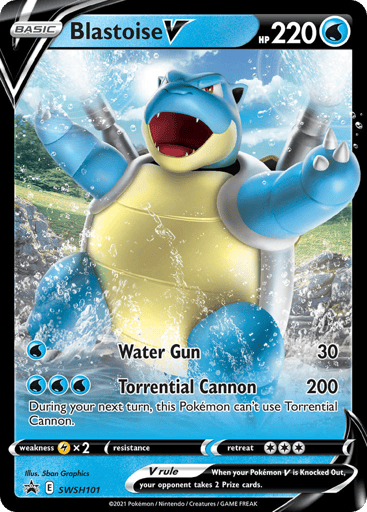 Blastoise V - SWSH Black Star Promos SWSH101