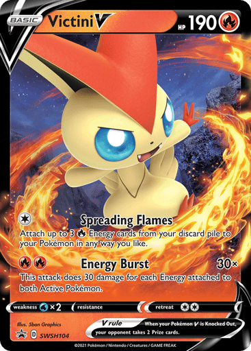 Victini V - SWSH Black Star Promos SWSH104