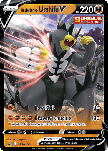 Single Strike Urshifu V - SWSH Black Star Promos SWSH106