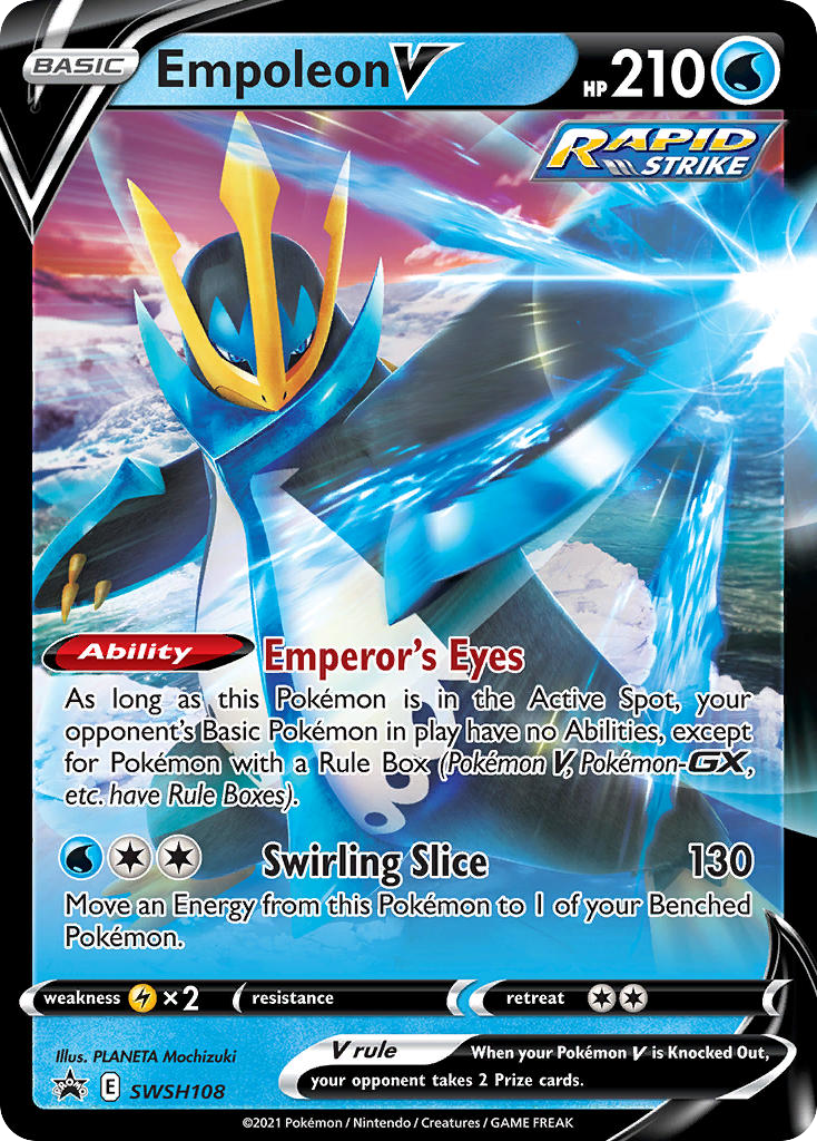 Empoleon V – SWSH Black Star Promos SWSH108 Pokémon card