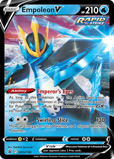 Empoleon V - SWSH Black Star Promos SWSH108