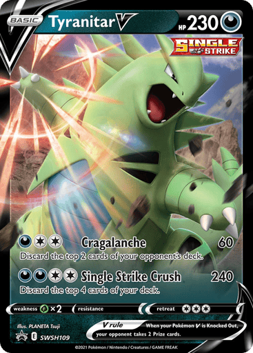 Tyranitar V - SWSH Black Star Promos SWSH109