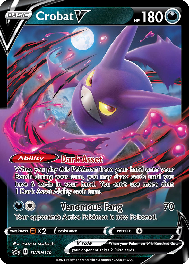 Crobat V – SWSH Black Star Promos SWSH110 Pokémon card