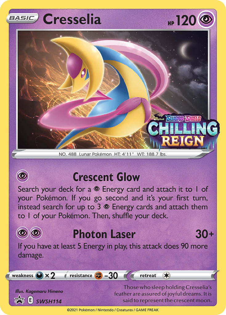 Cresselia – SWSH Black Star Promos SWSH114 Pokémon card