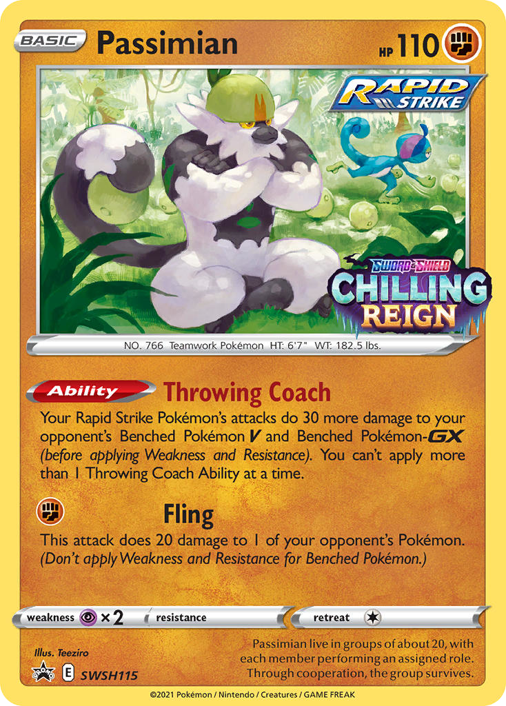 Passimian – SWSH Black Star Promos SWSH115 Pokémon card