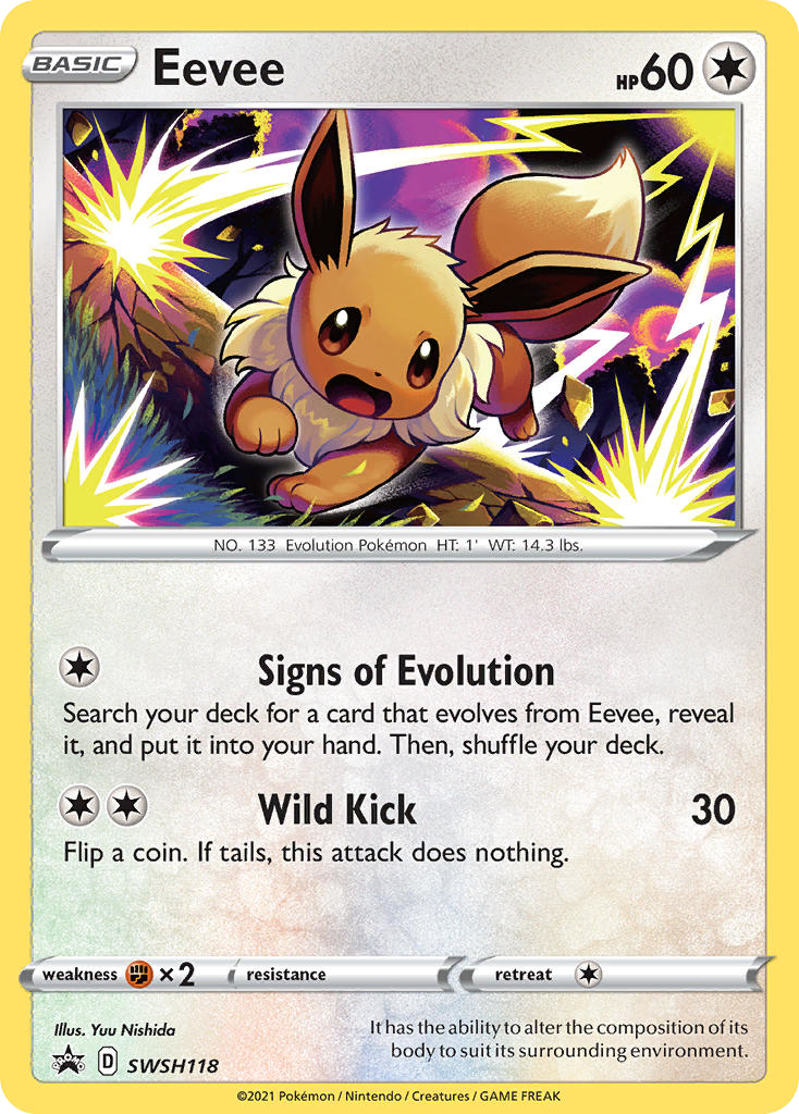 Eevee – SWSH Black Star Promos SWSH118 Pokémon card