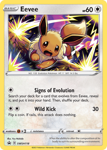 Eevee - SWSH Black Star Promos SWSH118