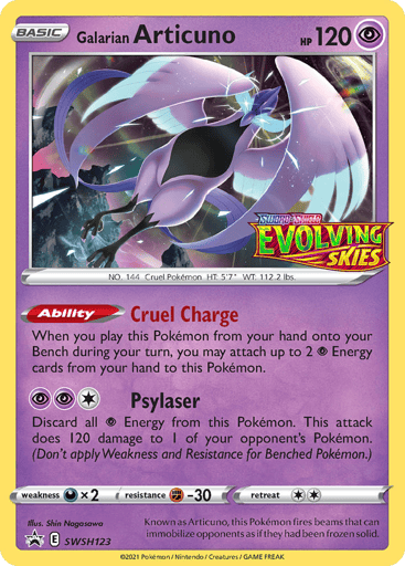 Galarian Articuno - SWSH Black Star Promos SWSH123