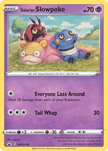 Galarian Slowpoke - SWSH Black Star Promos SWSH126