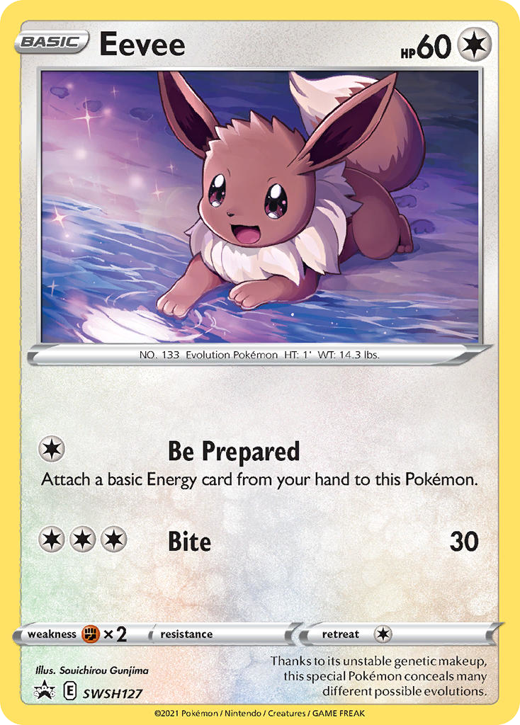 Eevee – SWSH Black Star Promos SWSH127 Pokémon card