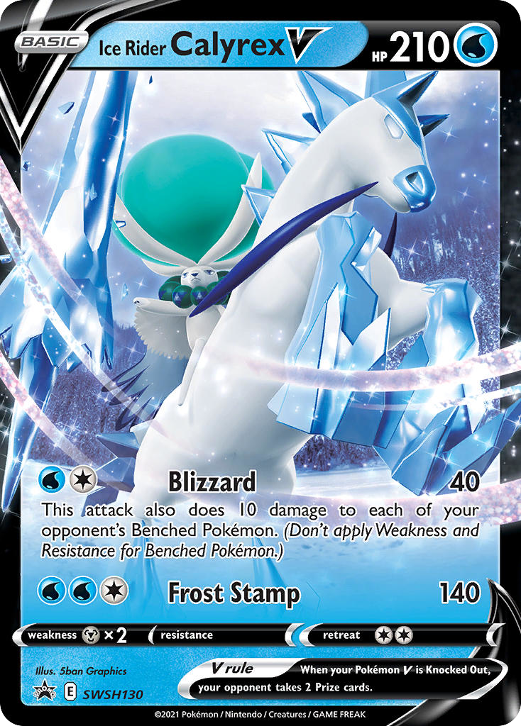 Ice Rider Calyrex V – SWSH Black Star Promos SWSH130 Pokémon card