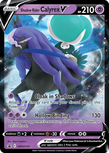 Shadow Rider Calyrex V - SWSH Black Star Promos SWSH131