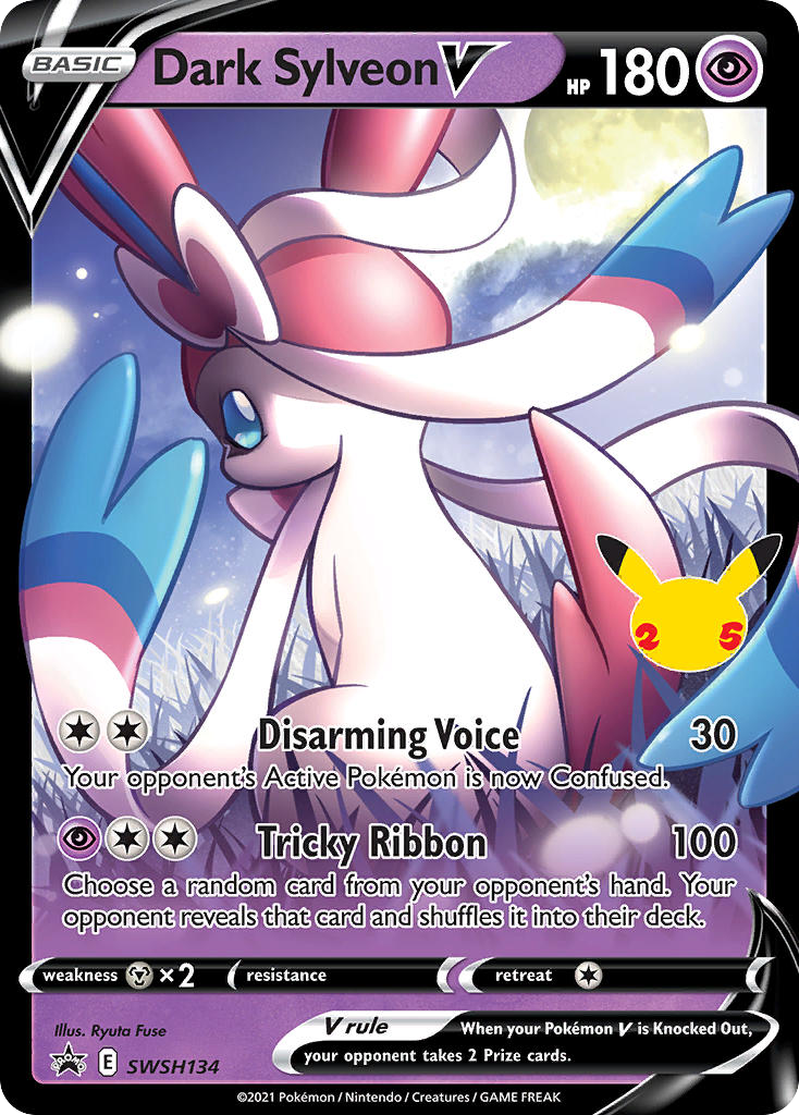 Dark Sylveon V – SWSH Black Star Promos SWSH134 Pokémon card