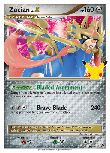 Zacian LV.X - SWSH Black Star Promos SWSH135