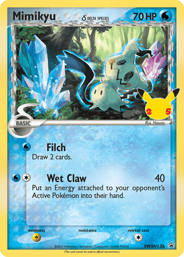 Mimikyu δ - SWSH Black Star Promos SWSH136