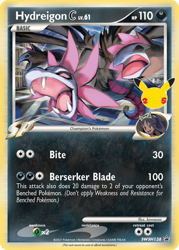Hydreigon C - SWSH Black Star Promos SWSH138