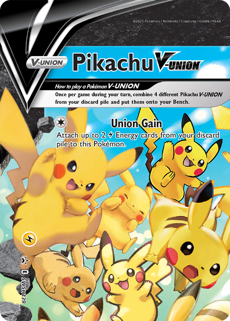 Pikachu V-UNION – SWSH Black Star Promos SWSH139 Pokémon card