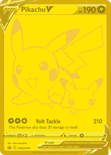 Pikachu V - SWSH Black Star Promos SWSH145