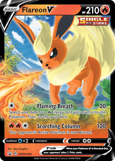 Flareon V - SWSH Black Star Promos SWSH149