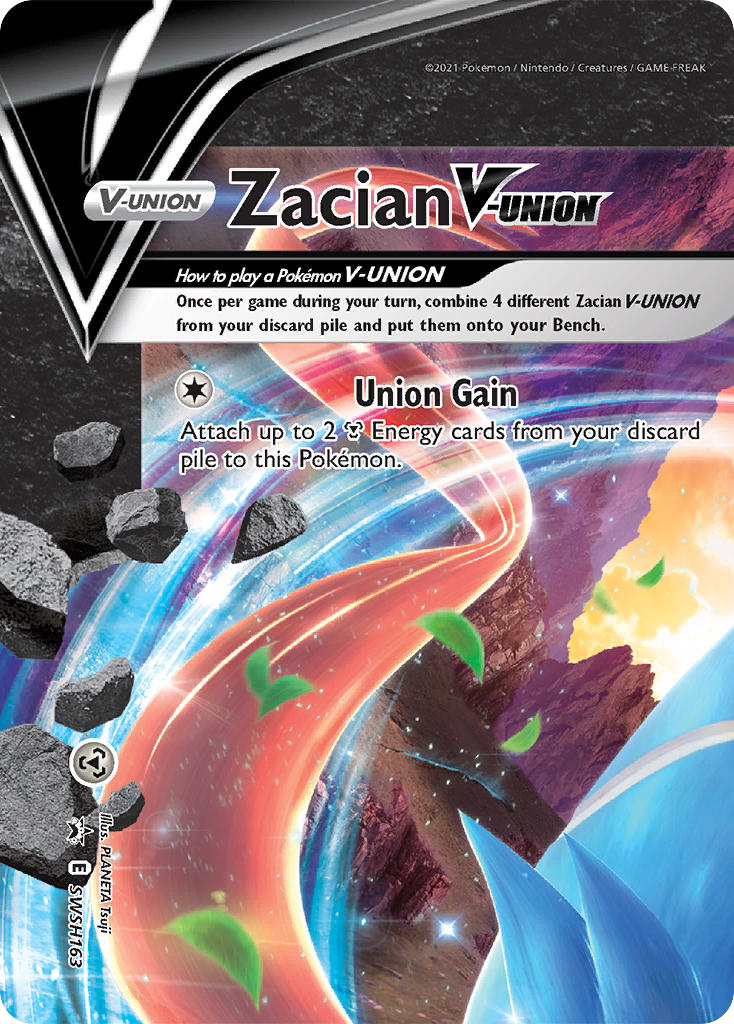 Zacian V-UNION – SWSH Black Star Promos SWSH163 Pokémon card