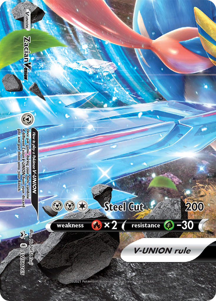Zacian V-UNION – SWSH Black Star Promos SWSH165 Pokémon card