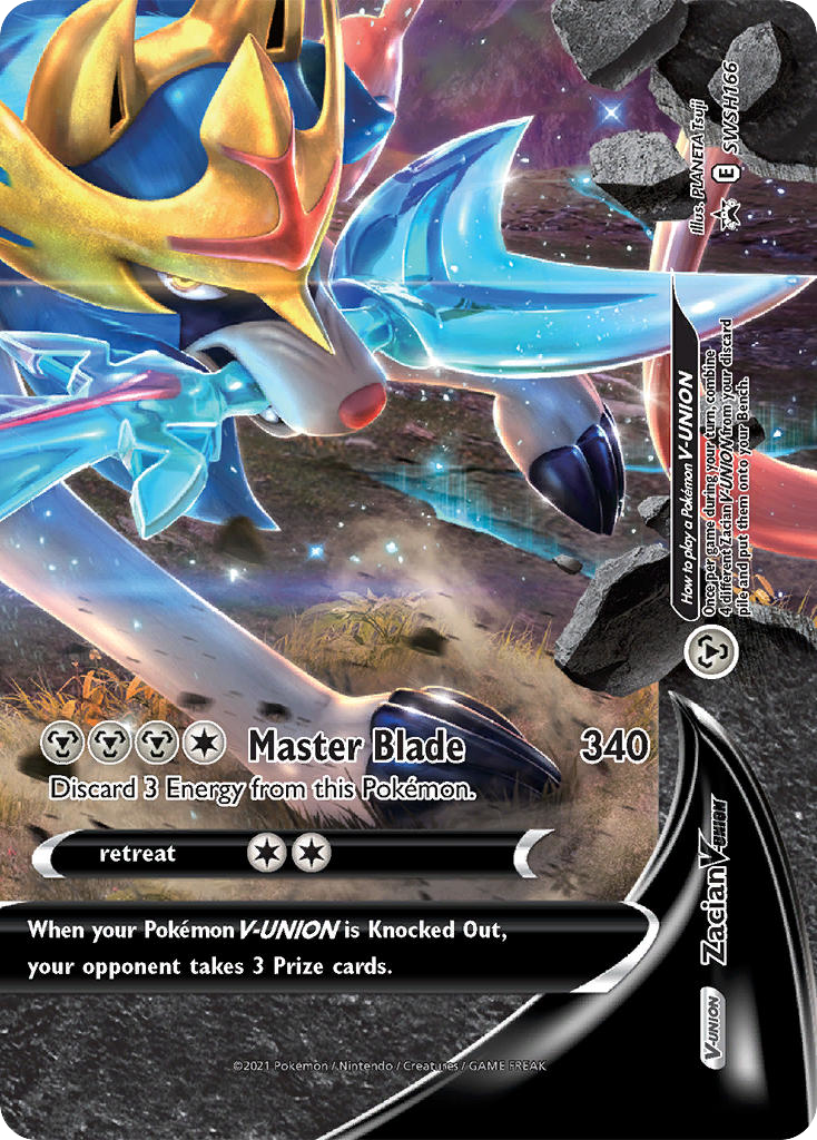 Zacian V-UNION – SWSH Black Star Promos SWSH166 Pokémon card