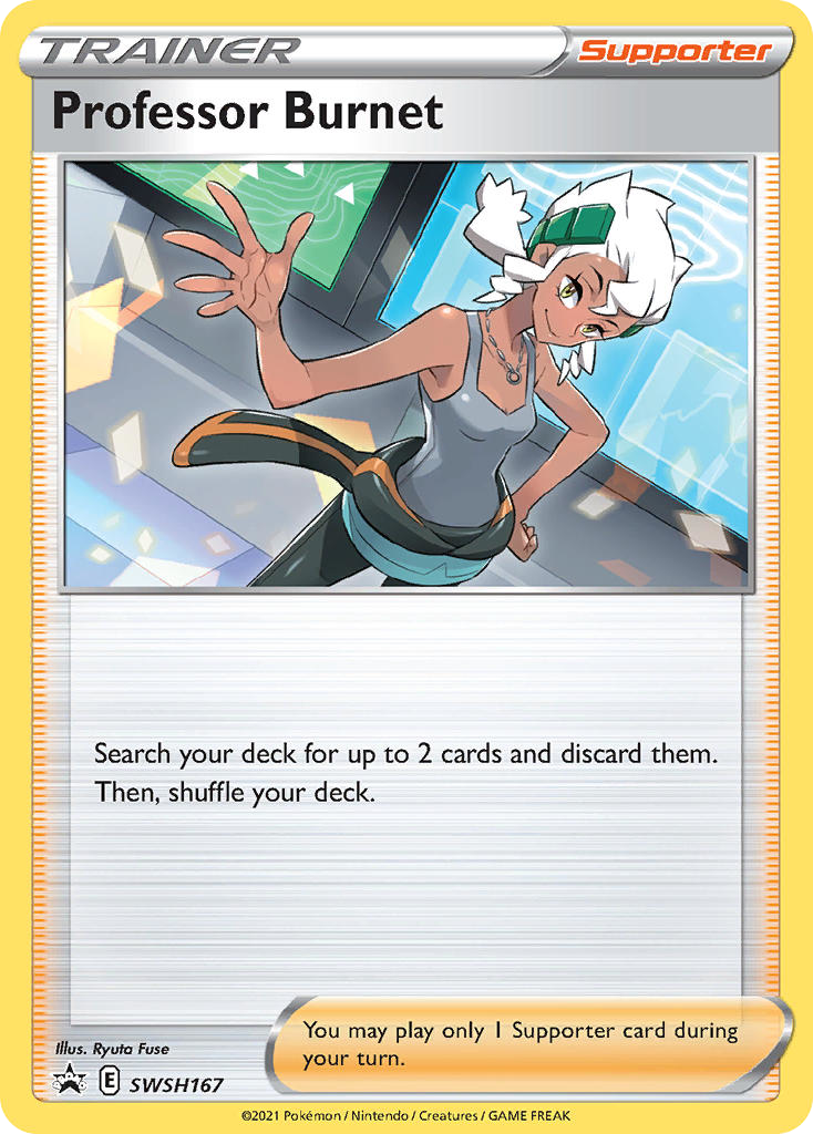 Professor Burnet – SWSH Black Star Promos SWSH167 Pokémon card