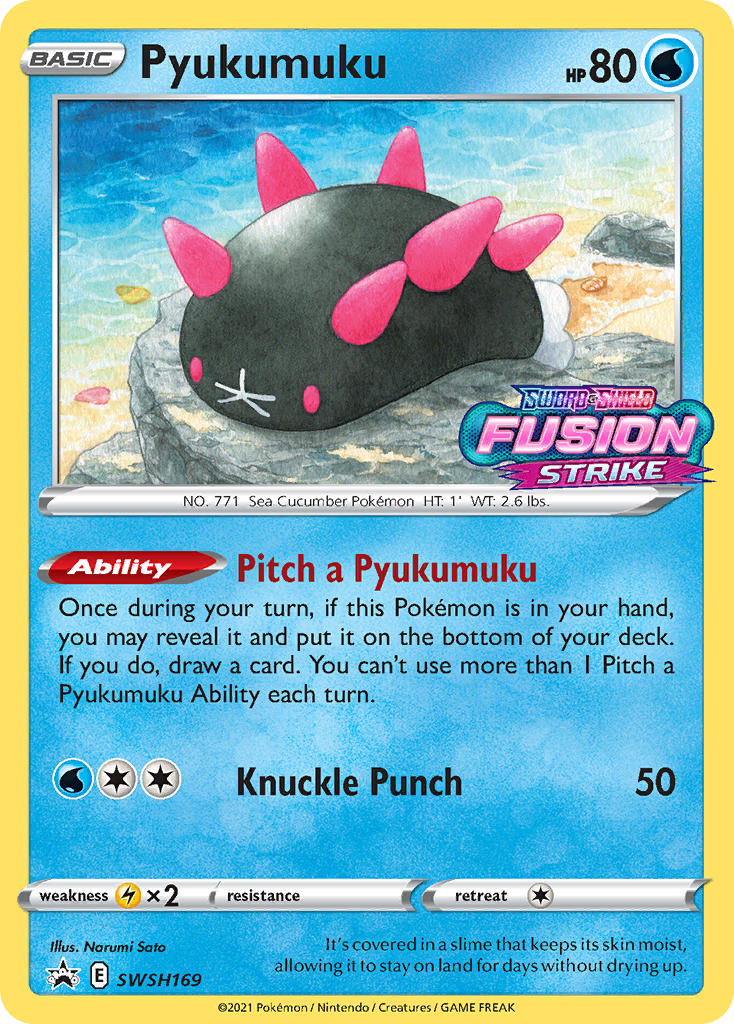 Pyukumuku – SWSH Black Star Promos SWSH169 Pokémon card