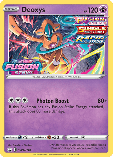 Deoxys - SWSH Black Star Promos SWSH170