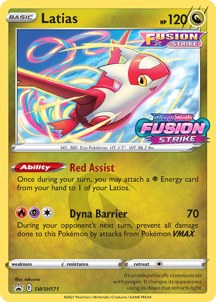 Latias – SWSH Black Star Promos SWSH171 Pokémon card