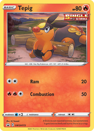 Tepig - SWSH Black Star Promos SWSH172
