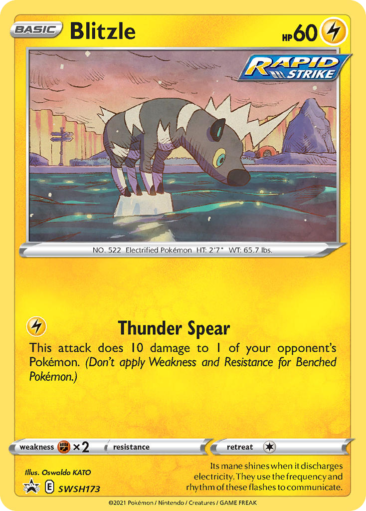 Blitzle – SWSH Black Star Promos SWSH173 Pokémon card