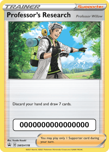 Professor's Research - SWSH Black Star Promos SWSH178