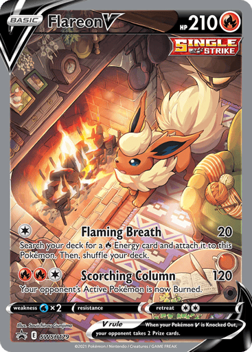 Flareon V - SWSH Black Star Promos SWSH179