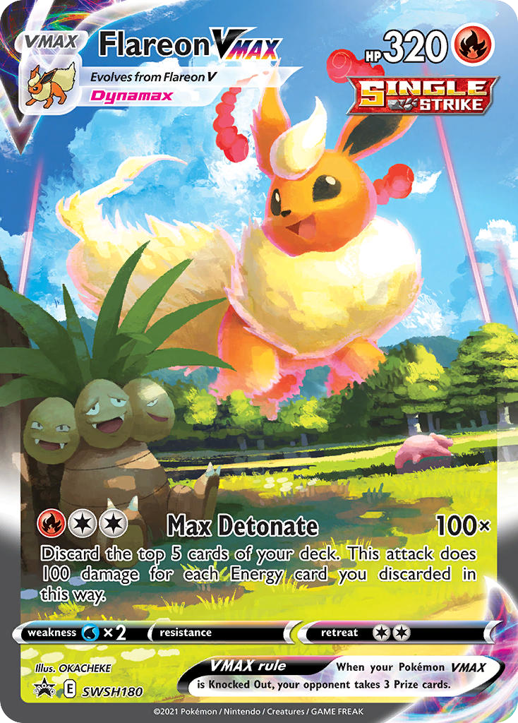 Flareon VMAX – SWSH Black Star Promos SWSH180 Pokémon card