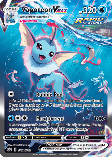 Vaporeon VMAX - SWSH Black Star Promos SWSH182
